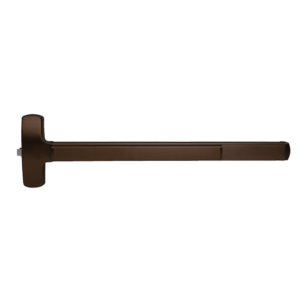 Fire Rated 25 Series Exit Device, Rim with Night Latch Trim, Quantum Lever Design, 3 Ft. Device, Dar